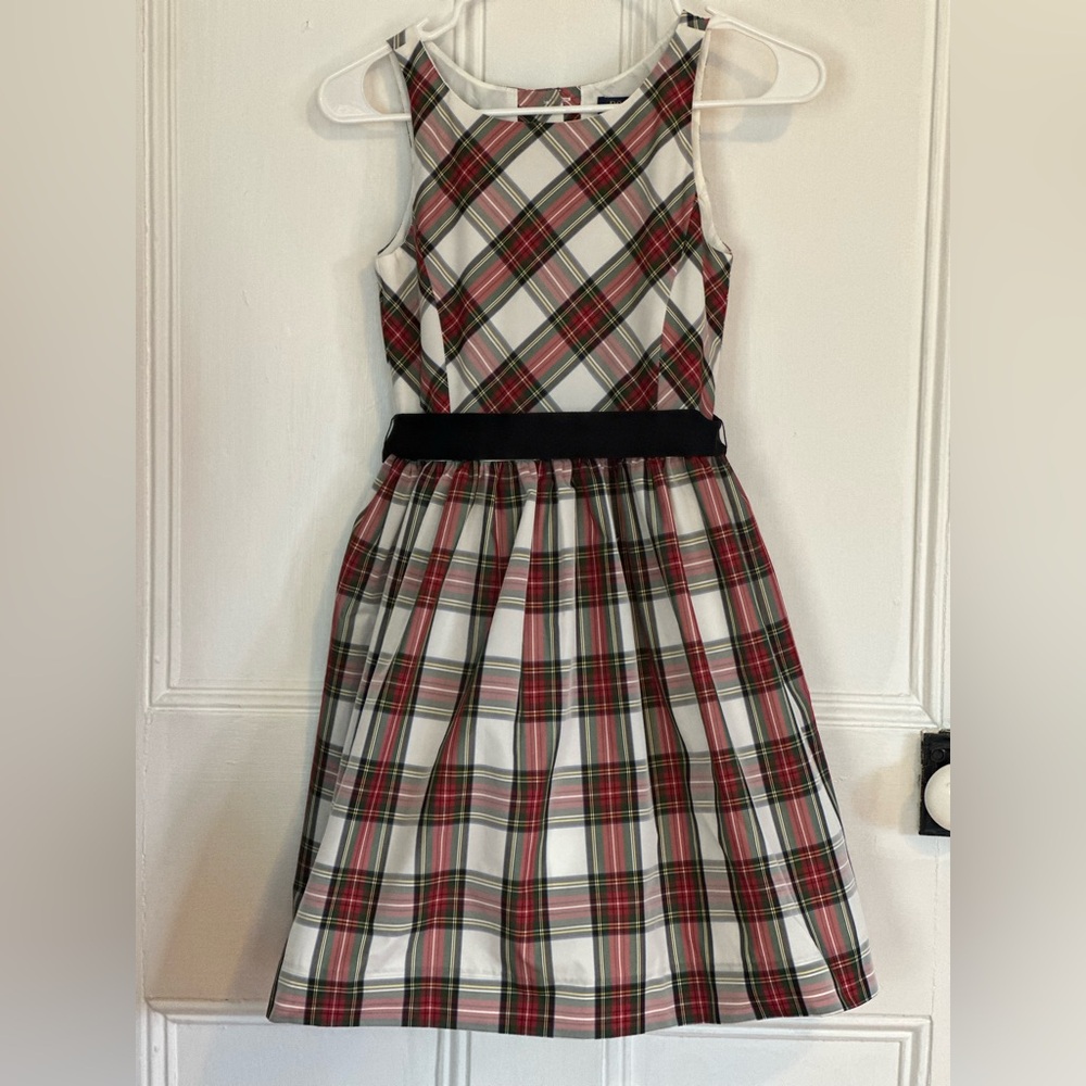 Polo by Ralph Lauren Girls red green and white Plaid Dress.